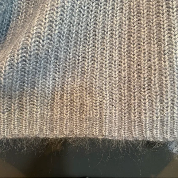 Sézane Vintage Blue V-Neck Achille Cardigan - Picture 14 of 14